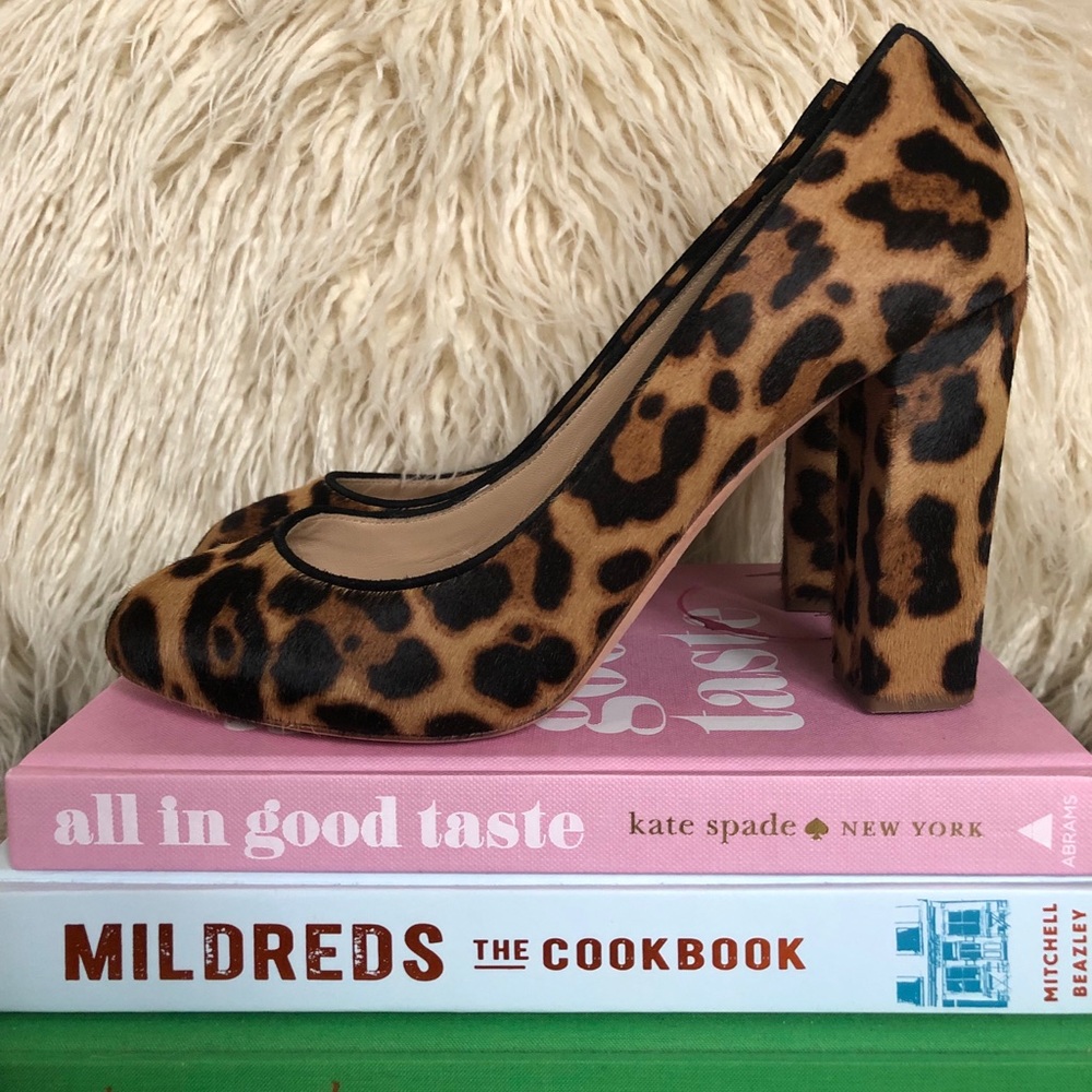 J. Crew Leopard Calf Hair Etta Pumps // Size 9